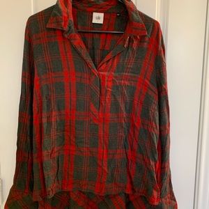 Cabi Plaid Cunningham Shirt- Large